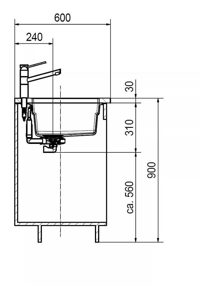 Кухонная мойка Franke Kubus 2 KNG 125.0529.601, оникс