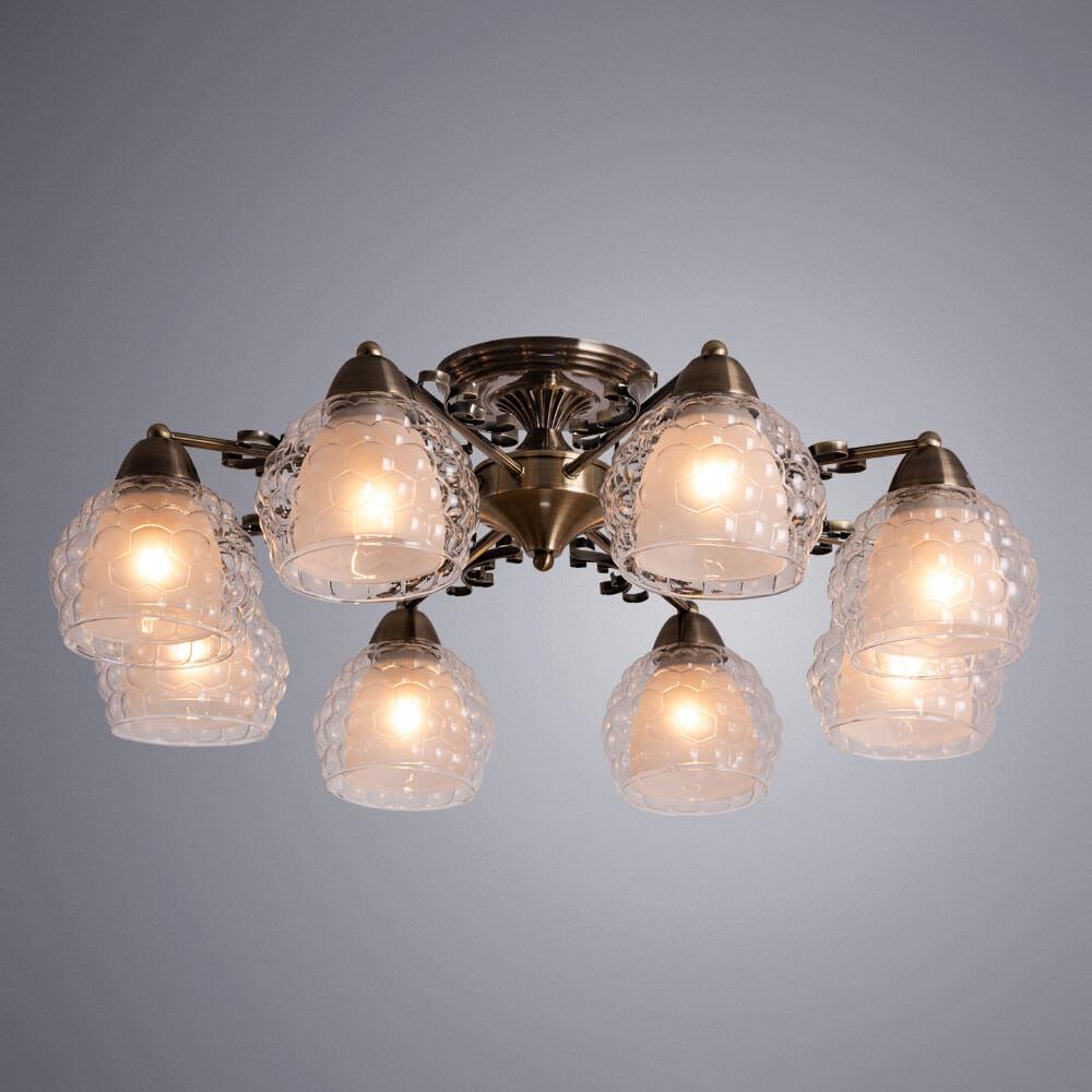 Потолочная люстра Arte Lamp Malina A7695PL-8AB