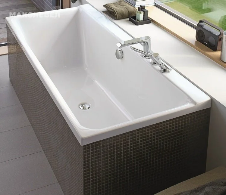 Акриловая ванна Duravit P3 Comforts 700375000000000/790100000000000 белый