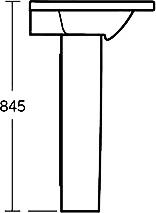 Пьедестал для раковины Ideal Standard Tonic II T429201