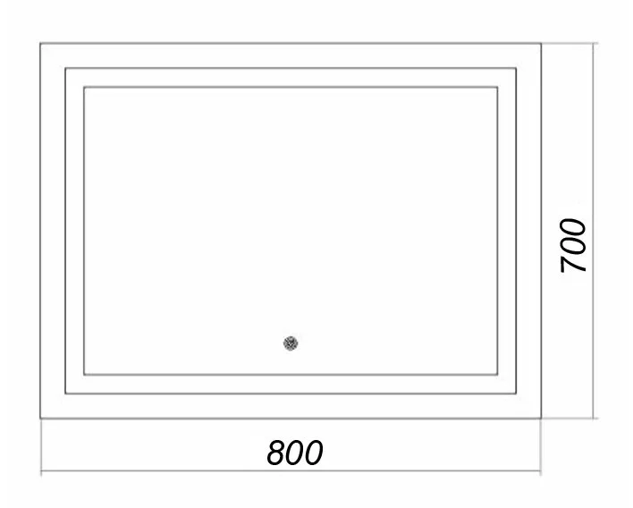 Зеркало Loranto Стиль CS00058007 белый