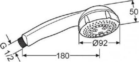 Душевая лейка Kludi Freshline 6520005N00, хром