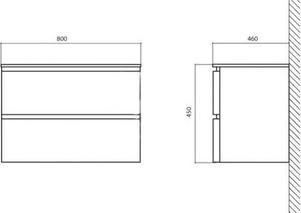 Тумба для комплекта BelBagno Energia BB600FCC-BB1460L/TL tortora lucido