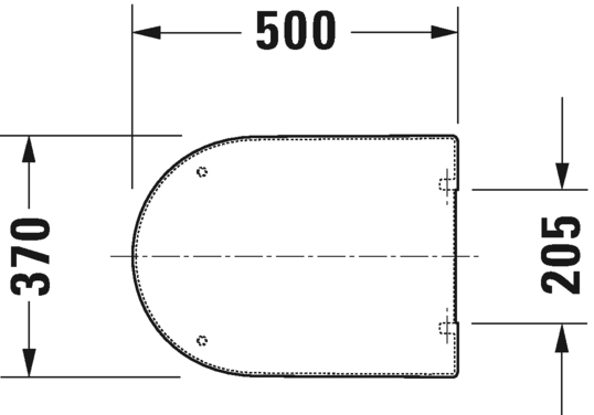 Сиденье для унитаза Duravit Starck 2 0063320000