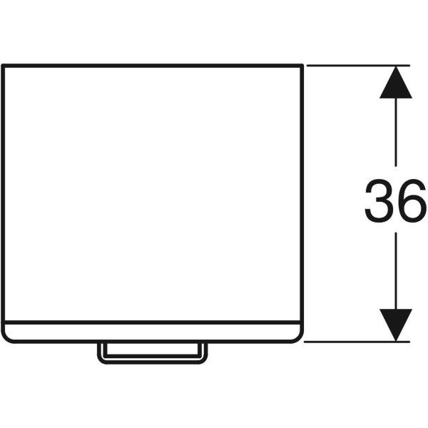 Шкаф 39 см Geberit Renova Plan 879020000, белый