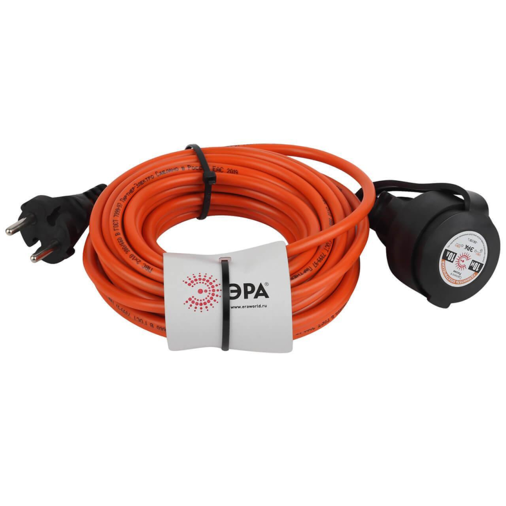 

Удлинитель силовой ЭРА UPx-1-2x1-10m-IP44 Б0046805, UPx