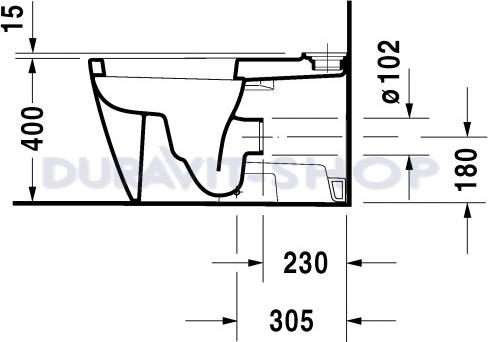 Чаша унитаза Duravit Starck 2 2129090000