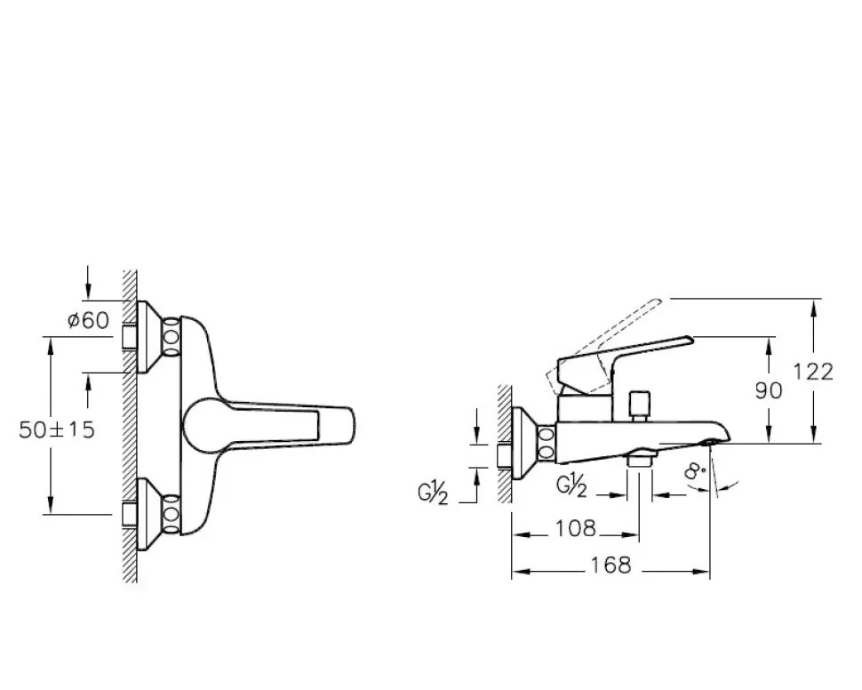 Комплект для ванной VitrA Axe S A49152EXP