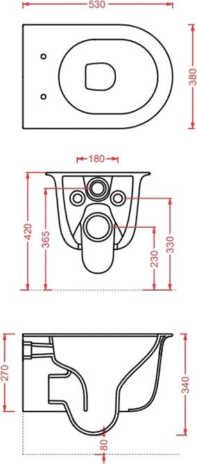 Крышка-сиденье ArtCeram Chic CHA001 17 71 с микролифтом, черный матовый