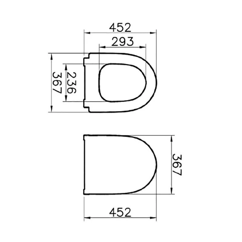 Инсталляция Jacob Delafon New с безободковым унитазом Vitra Sento 7748B083-0101, сиденье микролифт клавиша черная, комплект