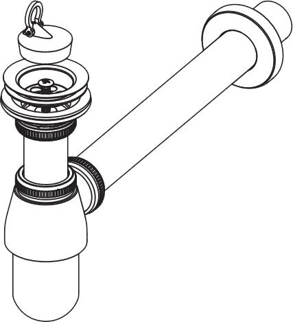 Сифон для раковины AlcaPlast A437