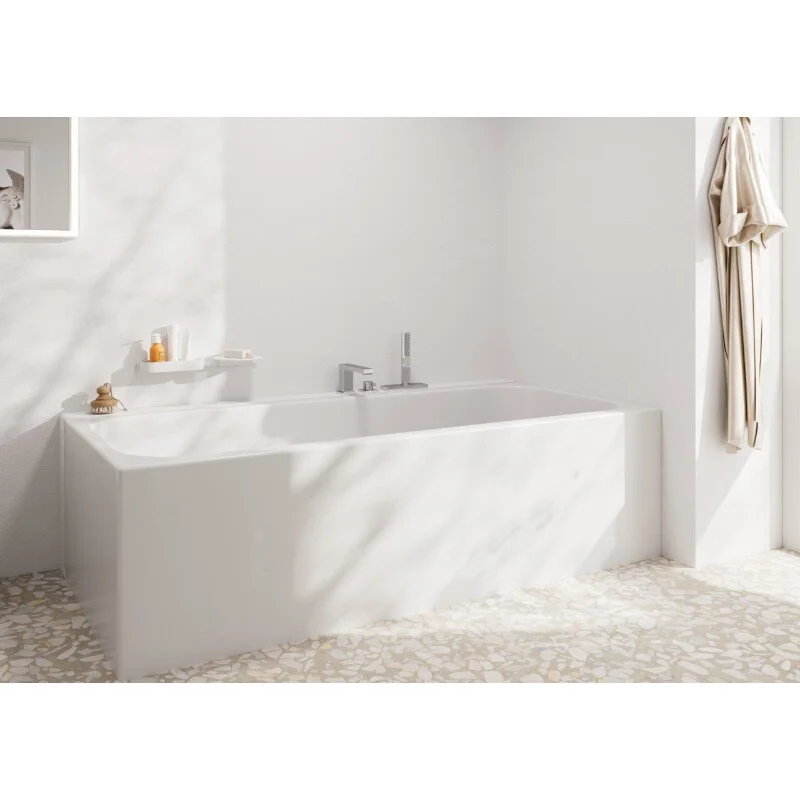 Смеситель для ванны с душем Hansgrohe Tecturis E 73443700 белый