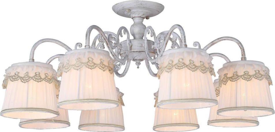 Потолочная люстра Arte Lamp Merletto A5709PL-8WG