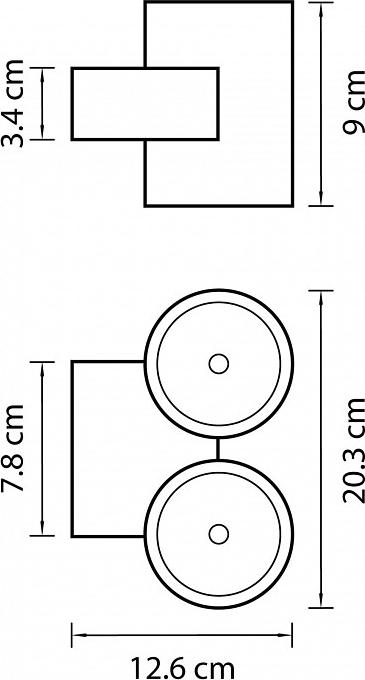 Накладные светильники Lightstar Paro LED 362672