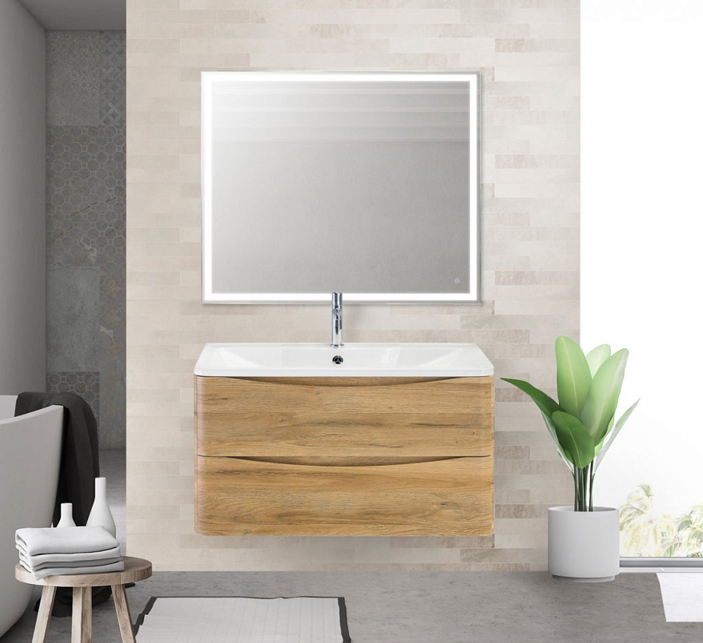 Мебельная раковина 80 см BelBagno BB800/455-LV-MR-ALR