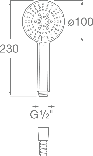 Ручной душ Roca Stella 5B1B03C00