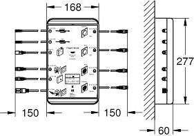 Центральный блок управления Grohe F-digital deluxe 36397000