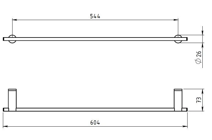 Полотенцедержатель Novaservis Novatorre 2 6228.0 хром