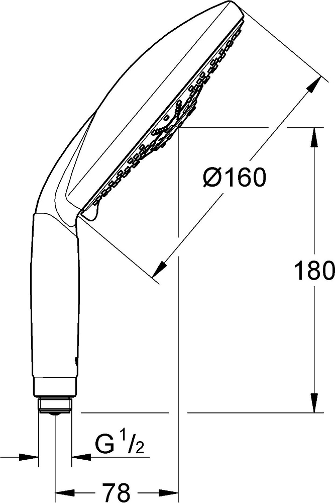 Душевая лейка Grohe Rainshower Classic 28765000