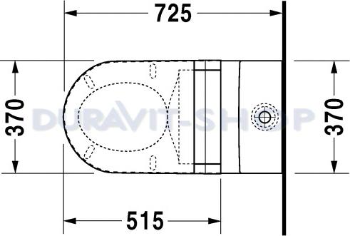 Чаша унитаза Duravit Starck 2 2129090000