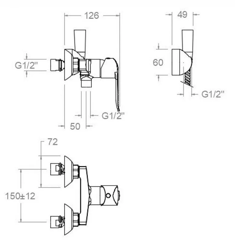 Душ гигиенический Ramon Soler Ypsilon Plus 644403WC хром