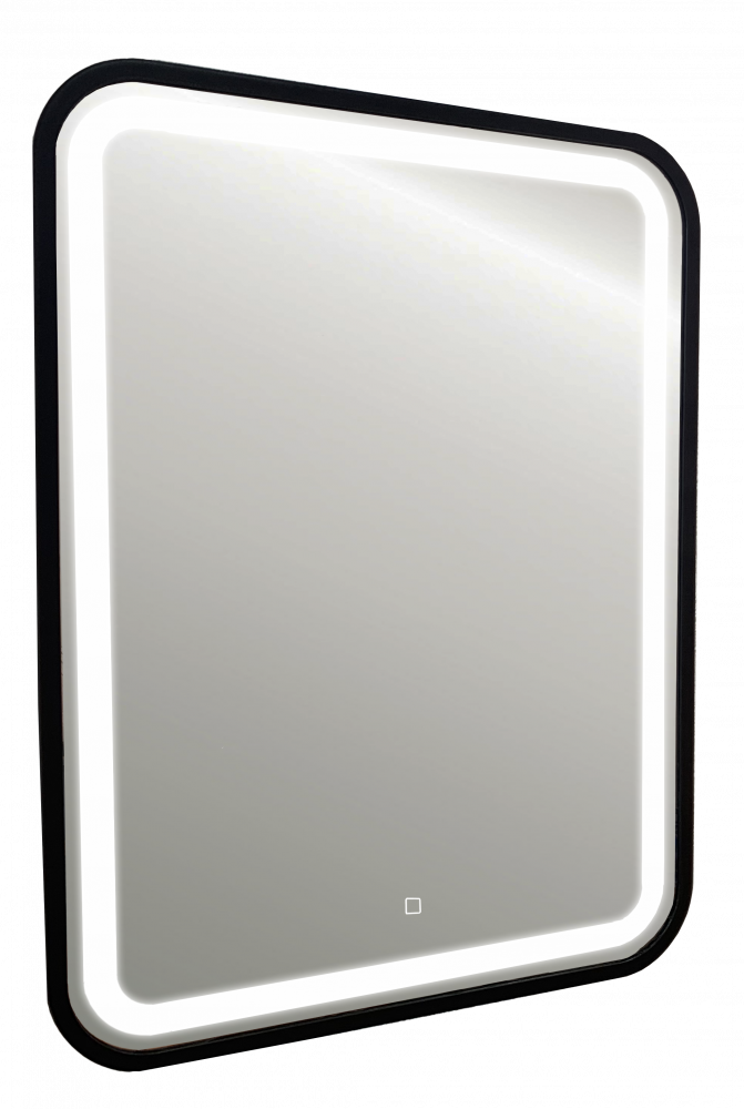 Зеркало с подсветкой 60 см Silver mirrors Мальта LED-00002353, черный