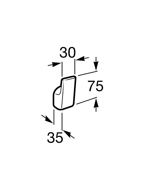 Крючок Roca Select 816301001