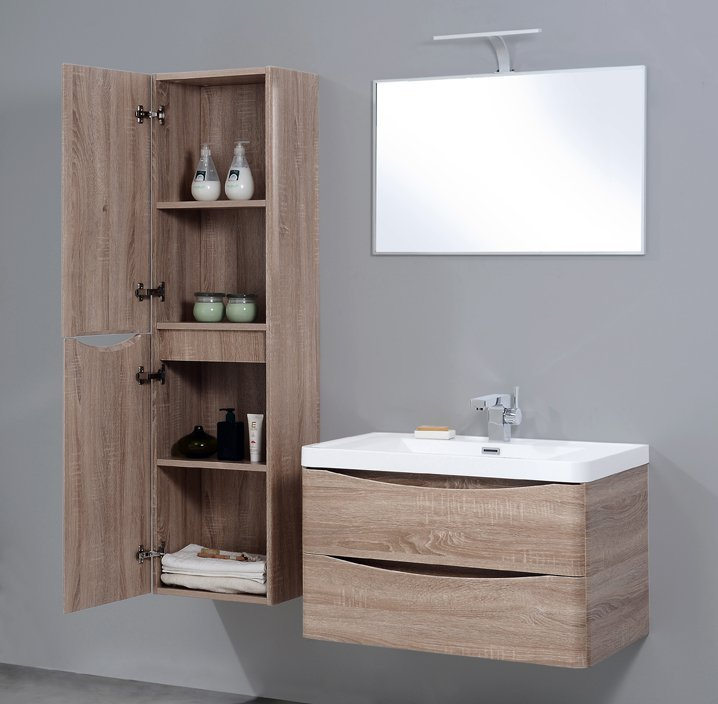 Тумба для комплекта BelBagno ANCONA-N-1000-2C-SO-WO rovere bianco