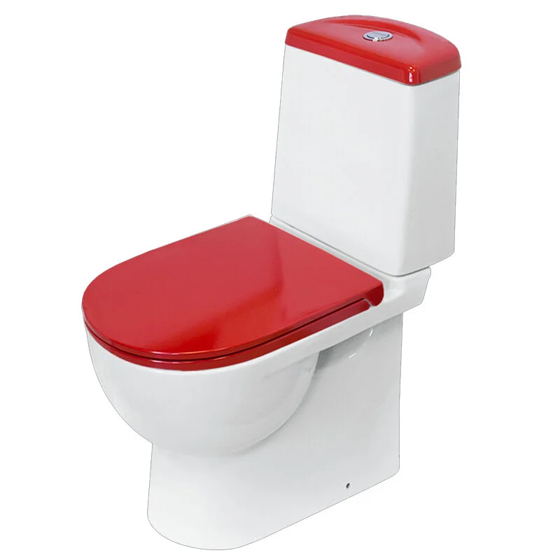 Унитаз с системой антивсплеск Sanita luxe WC.CC/Best/2-DM/RED.G/S1