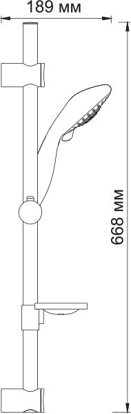 Душевой гарнитур Wasserkraft A004