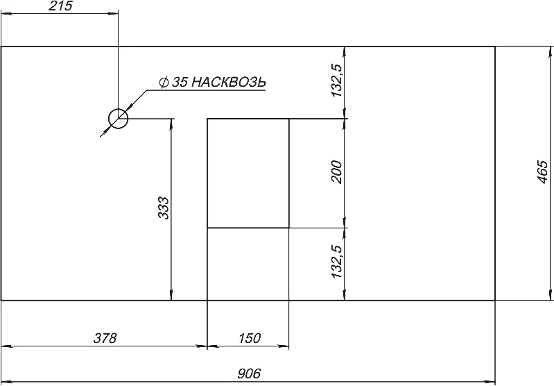 Столешница STWORKI 90 253862 монте тиберио