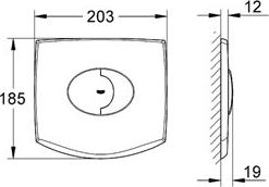 Кнопка смыва Grohe Chiara 38540000