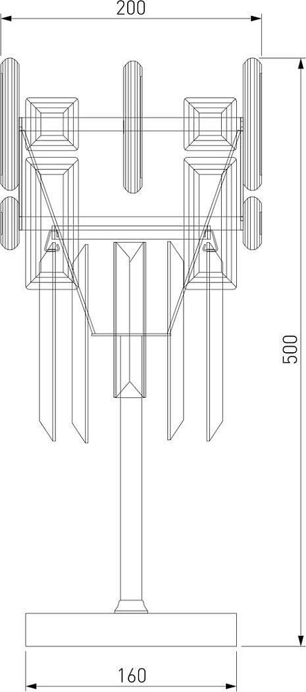 Настольная лампа Bogates Lago 01108/1 Strotskis