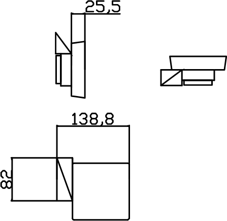 Мыльница Boheme New Venturo 10313-G-B, золото/чёрный