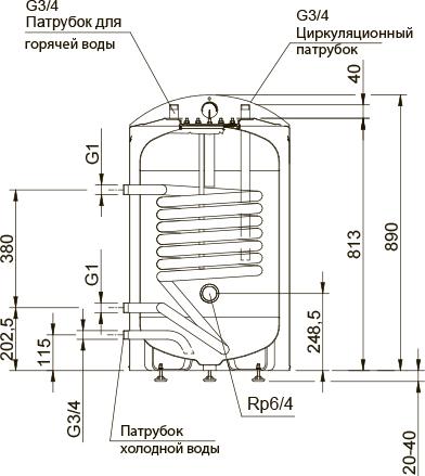 Водонагреватель Stout SWH-1110-000100