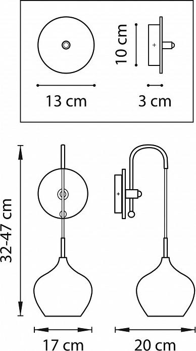 Бра Lightstar Pentola 803548