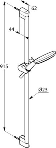 Душевой гарнитур Kludi Freshline 6794091-00, белый