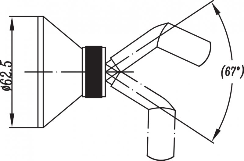 Держатель для душа Cezares CZR-SOC-02, бронза