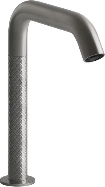 Электронный смеситель для раковины Gessi 316 Intreccio 54180#239, steel brushed