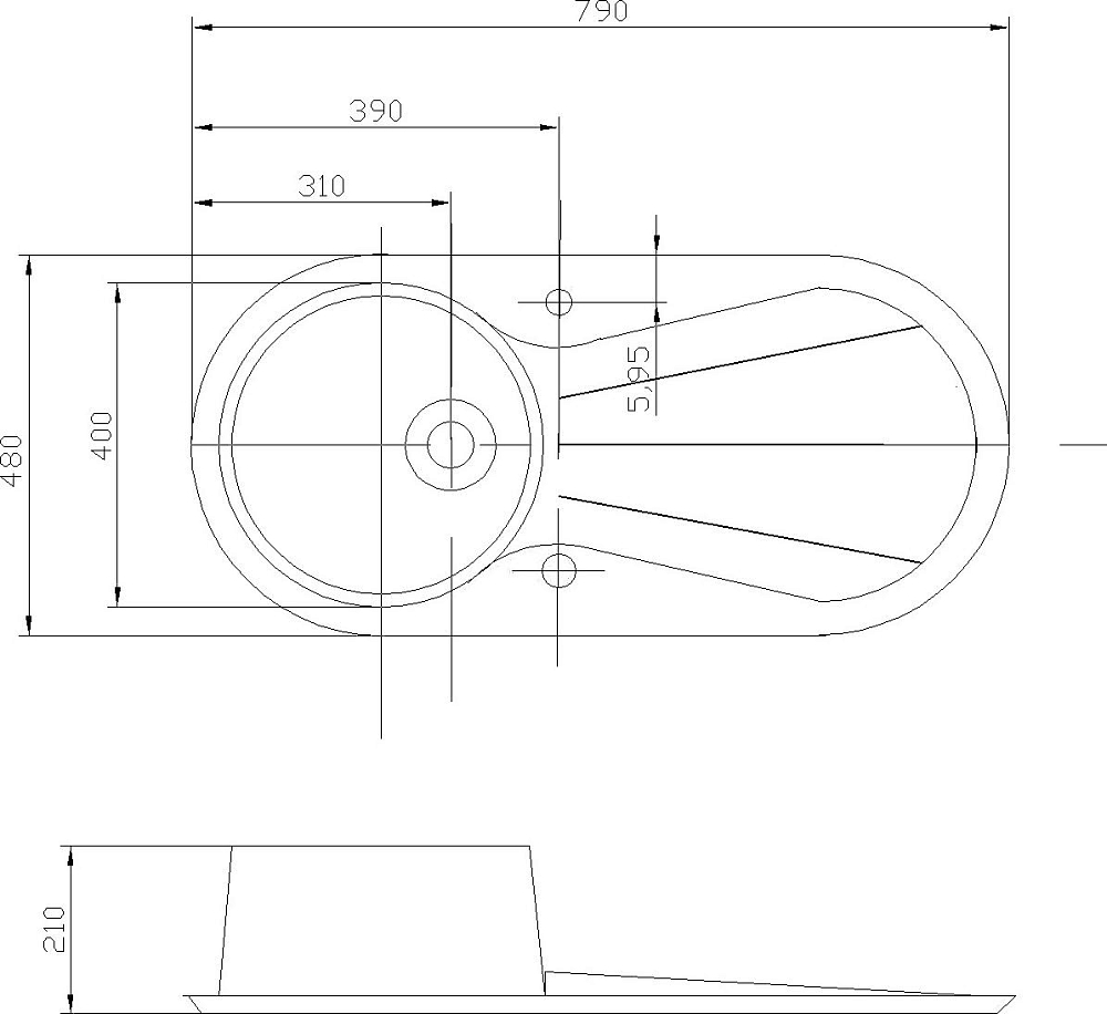 Кухонная мойка Aquaton Паола 77 1A714032PA080, белая