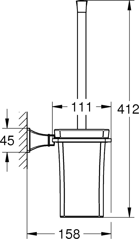 Ёршик Grohe Grandera 40632IG0