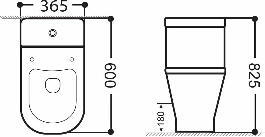 Чаша для унитаза Aquanet Fine Rimless FINE-C 273786 с сиденьем микролифт, белый