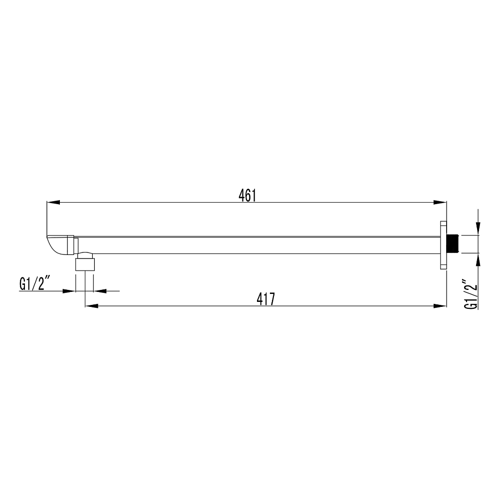 Держатель душа Lemark LM4987CW хром, белый