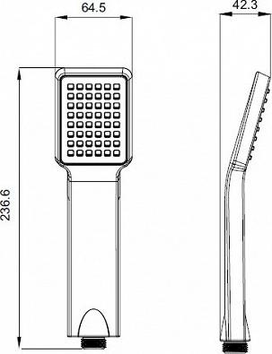 Ручной душ Iddis Optima Home A11012, хром