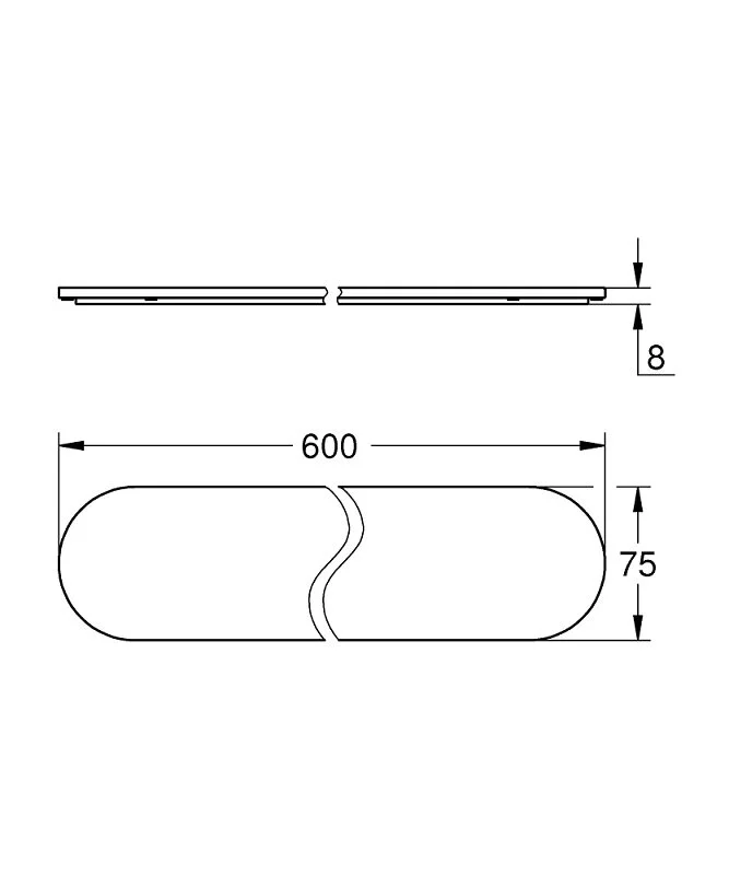 Полка Grohe Selection 41057000 белый