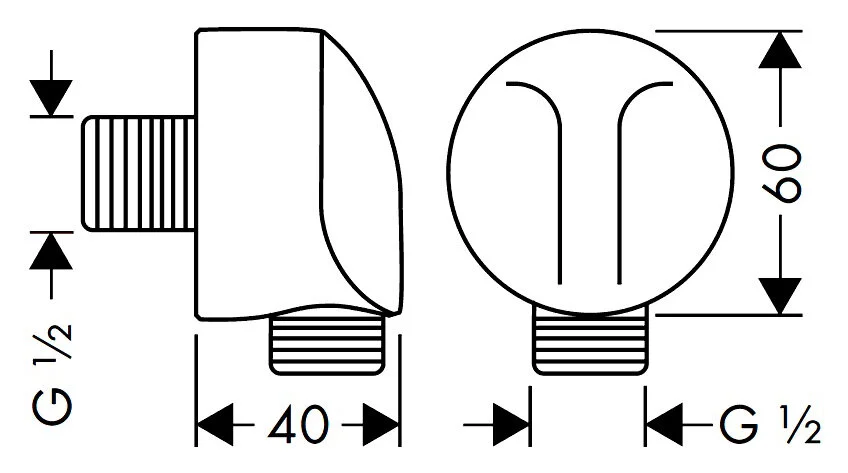 Душ гигиенический Hansgrohe Logis 71666000/32127000/27454000 хром, белый