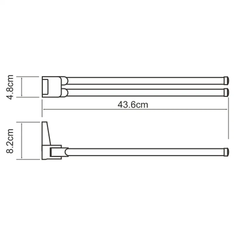 Полотенцедержатель WasserKRAFT Lopau К-6000 K-6031 хром