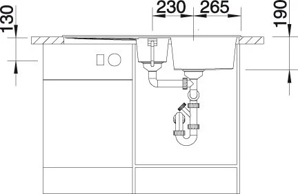 Кухонная мойка Blanco Metra 513939 бежевый