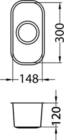 Кухонная мойка Alveus Variant 110 - Monarch 1114242, бронза