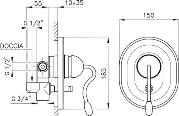 Скрытая часть Nicolazzi 4060